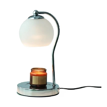  Стъклена лампа за затопляне на свещи с таймер, модерен восък стопилка топло за ароматизиран восък, свещ лампа топло за буркан свещи EU Plug Durable