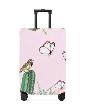 Butterfly птица кактус цвете пролетта пътуване багаж защитно покритие пътуване аксесоари за пътуване куфар еластичен прах случай защита ръкав