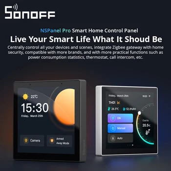 SONOFF NSPanel Smart Scene Wall Switch Wifi Smart Thermostat Display Switch All-in-One Control For Alexa Google Home