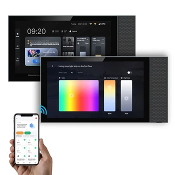 Tuya Интелигентен домашен контролен панел Wifi 6.8 инчов Zigbee шлюз панел сензорен контрол подходящ за Tuya Smart Appliance Smart Gift
