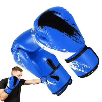 Детски боксови ръкавици PU кожа дишаща MMA бойна боксова круша Кикбокс ръкавици Карате муай тай тренировка ръкавици