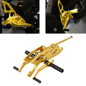 За Yamaha R15 V3 MT15 FZ150 FZ 150 MT 15 NUI Racing Footrest foot rest racing backset underbone alloy cnc gold r15v3