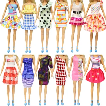 Поп Барби кукла дрехи от рамото рокля годни 11.5inch Барби &BJD кукла ежедневно носят облекло аксесоари,момиче играчки подаръци
