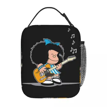 Mafalda карикатура изолирани обяд чанта Quino комикси храна контейнер чанти преносим охладител термичен Бенто кутия за пикник