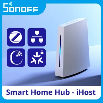 SONOFF iHost Smart Home Hub AIBridge 2GB / 4GB Централен контролен шлюз Локално съхранение на данни Отворен API Поддръжка Zigbee и LAN устройства