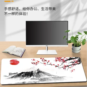 Китайски стил пейзаж мастило живопис бюро подложки удебелени големи PC игри мишка подложка клавиатура подложка офис аксесоари за бюро