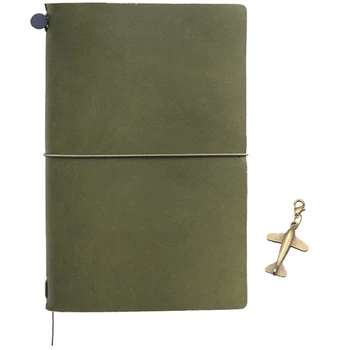 A5 Маслинено зелено ретро телешка ръчна книга за сметки Европейска ретро тетрадка Дневник Бележник Офис консумативи