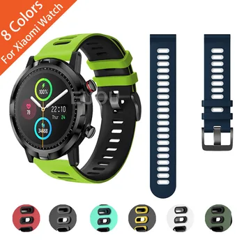За Xiaomi Haylou RT LS05S каишка силиконова лента за часовник Correa Smart Watch Band аксесоари Сменяема гривна за колан маншет