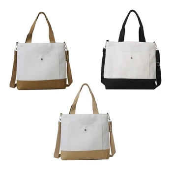 2023 Нова ежедневна чанта CanvasFashion голяма пазарска чанта японски стил чанта чанта за жени момиче голям капацитет чанта