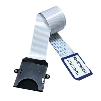 SD към SD карта разширение кабел карта четене адаптер гъвкав разширител Micro-SD към SD / SDHC / SDXC карта с памет разширител линкер