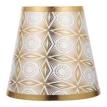 Декоративна лампа покритие за настолни лампи викторианска бродерия цвете плат барабан абажур замяна капак