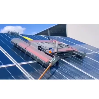 PV соларен модул панел почистване Drone автоматично оборудване машина четка