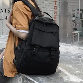 Унисекс раница за рамо за жени мъже случайни туризъм раница открит спорт училище чанта голям капацитет пътуване лаптоп раница