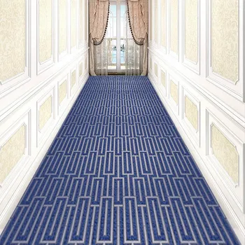 Рийз Китайски Grid ивица лоби килим хол спалня веранда против хлъзгане килим коридор пътека пътека ресторант абстрактен декор